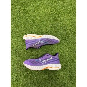 Mizuno Wave Rider 28 Purple Teal Running Shoes J1GD2403 Womens 8.5